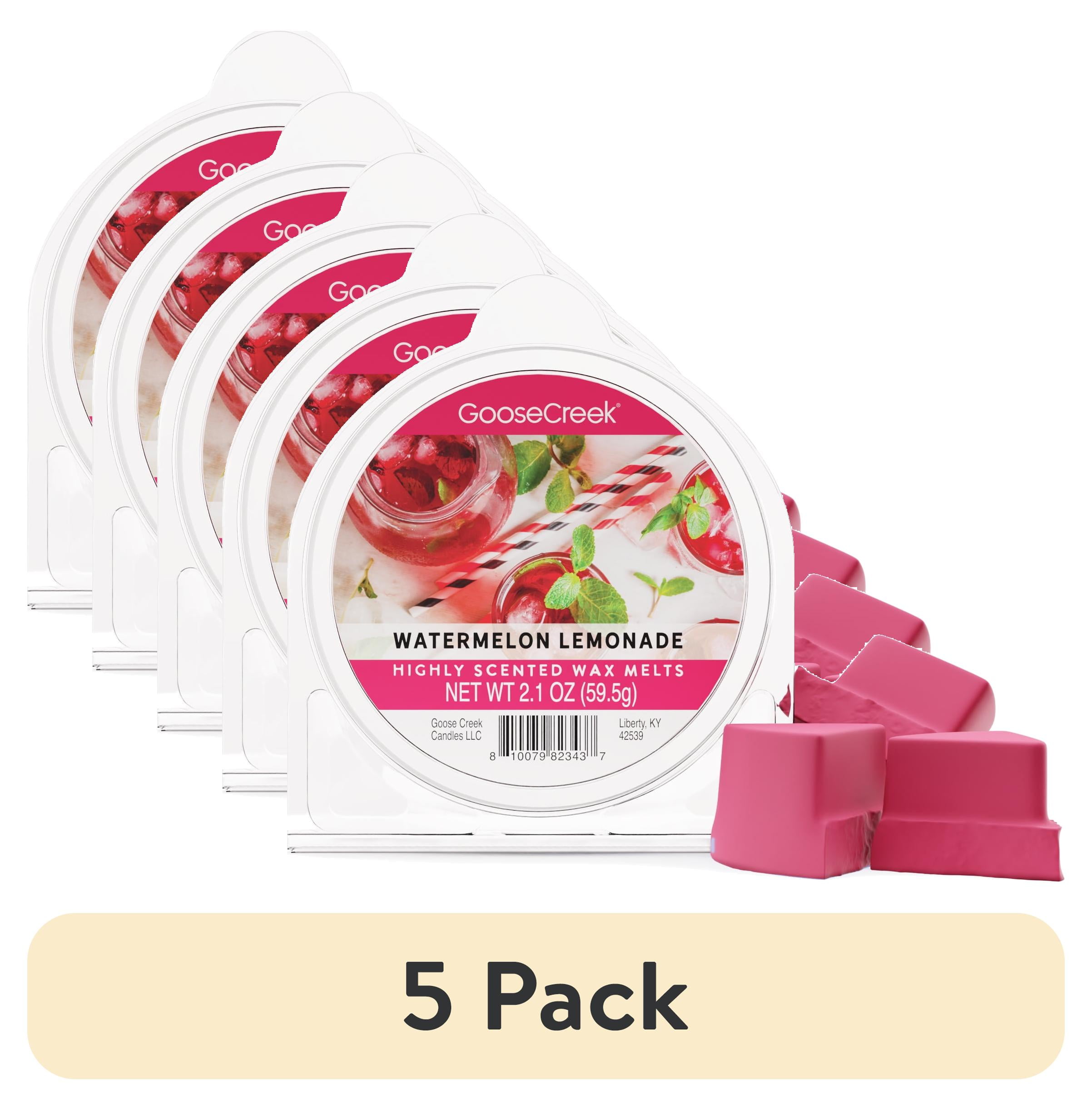 (5 pack) Goose Creek Watermelon Lemonade Scented Wax Melt, 2.1oz.