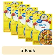 (5 pack) Great Value Berry Crunch Breakfast Cereal, 26 oz
