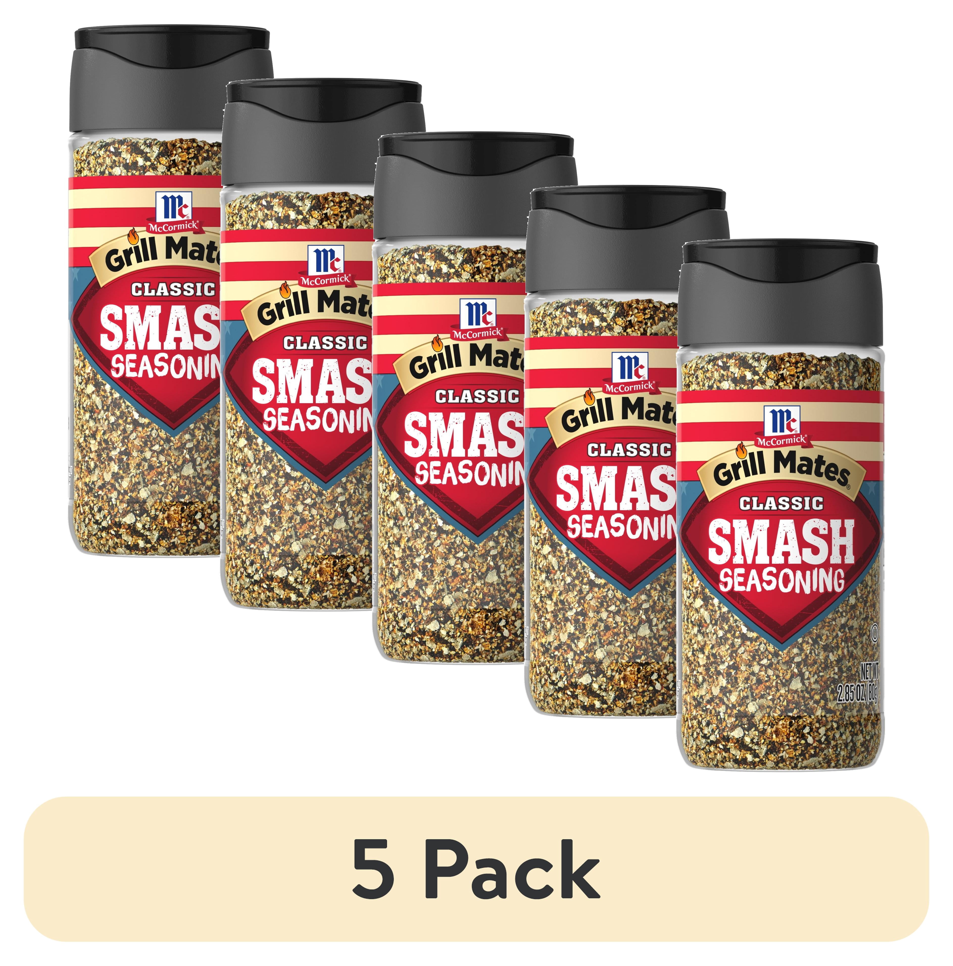 (5 pack) Grill Mates Seasoning, Smash Burger, 2.85 oz Bottle