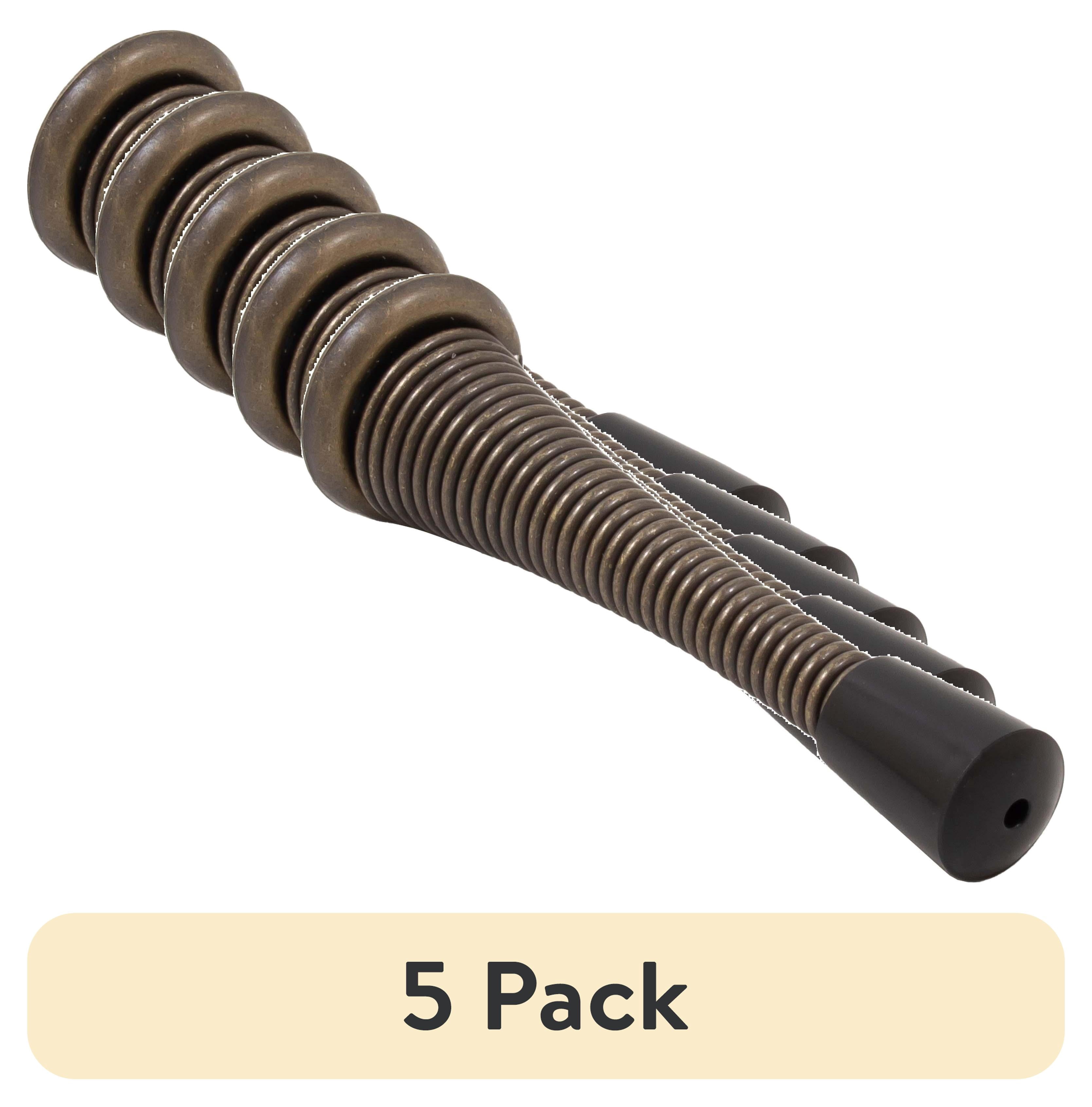 (5 pack) Heavy-Duty Spring Door Stop, 3 Inches, Antique Brass by Stone ...