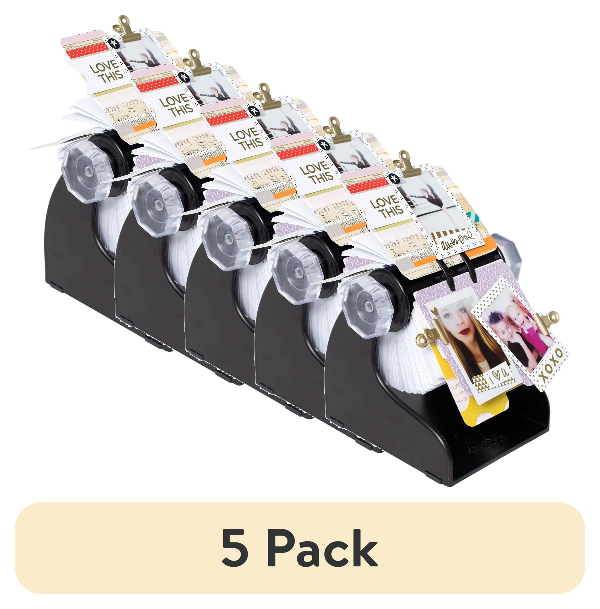 4 pack) Heidi Swapp Memorydex Spinner-Black - Walmart.com