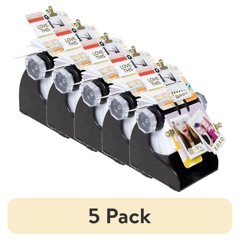 5 pack) Heidi Swapp Memorydex Spinner-Black - Walmart.com