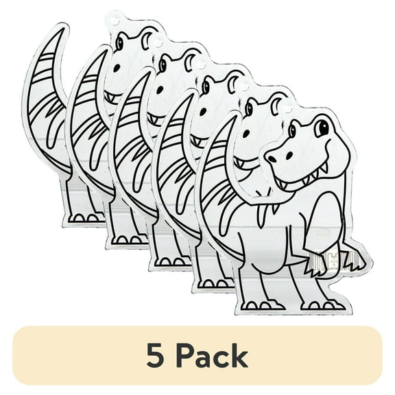 (5 pack) Hello Hobby Jumbo T-Rex Suncatcher