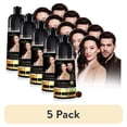 thumbnail image 1 of (5 pack) Herbishh Dark Brown Hair Color Shampoo for Gray Hair, Hair Dye Shampoo 3 in 1, 100% Gray Coverage, Permanent Hair Color for Men & Women, Ammonia-free, 200 ml, 1 of 12