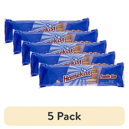 (5 pack) Homekist Iced Oatmeal Cookies
