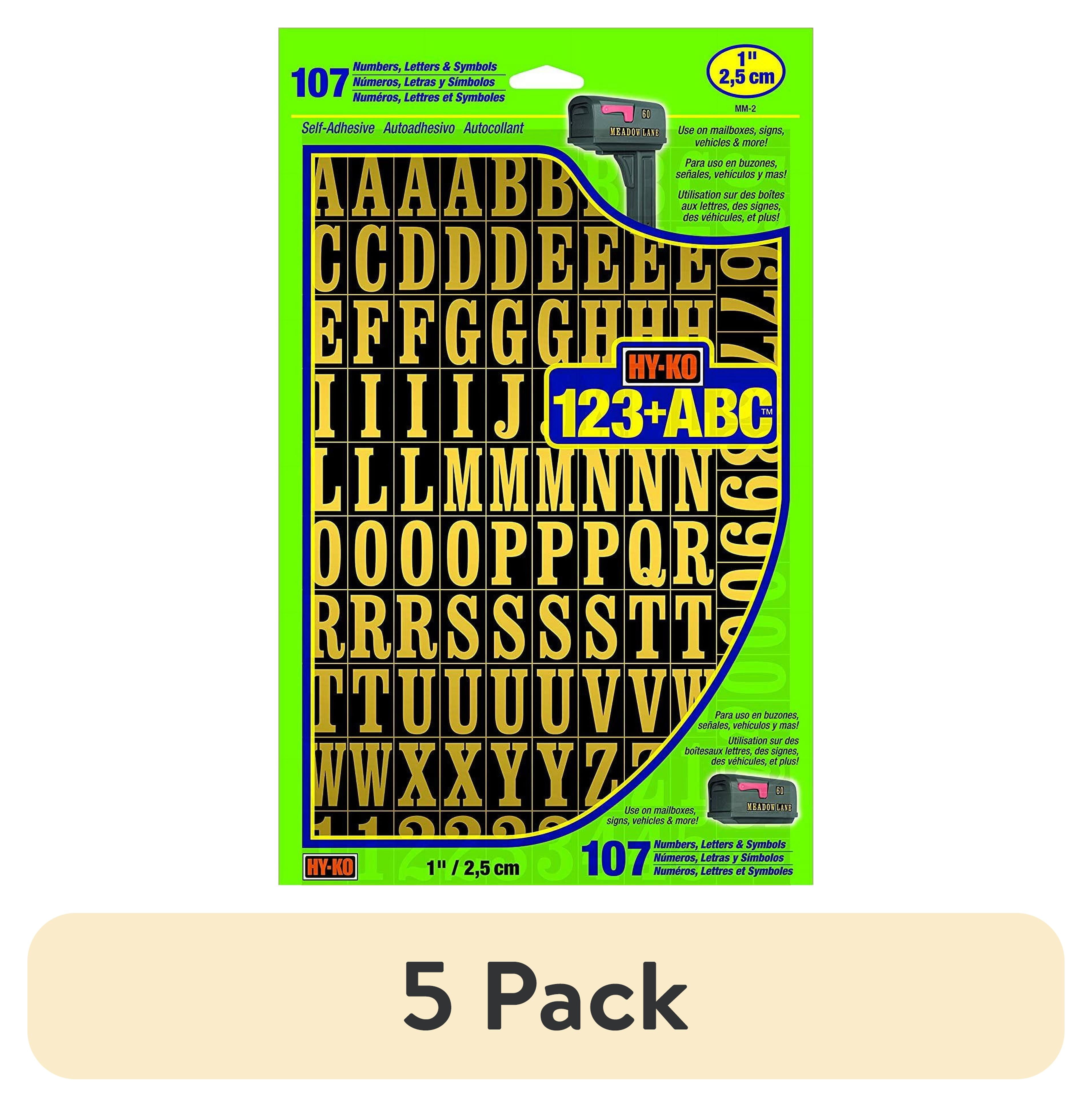 back number会報　♯1〜♯25 Hy-Ko 911 Reflective Address Plaque Set, 6