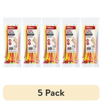 (5 pack) Hyper Tough 8inch Cable Tie Multi-Color, 100 Pieces