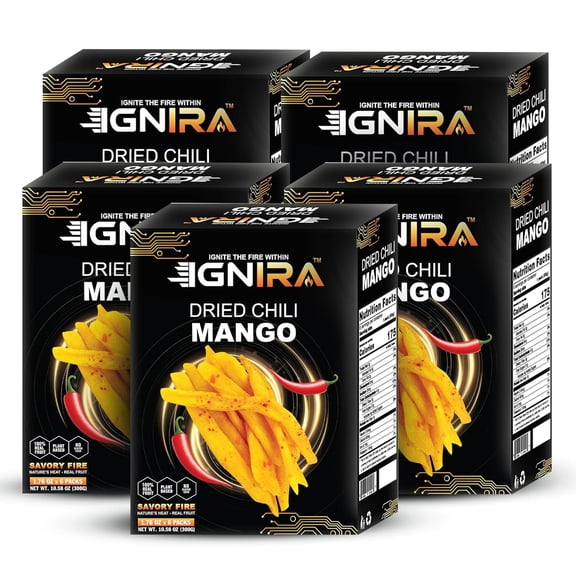 (5 pack) IGNIRA Spicy Dried Mango with Chili