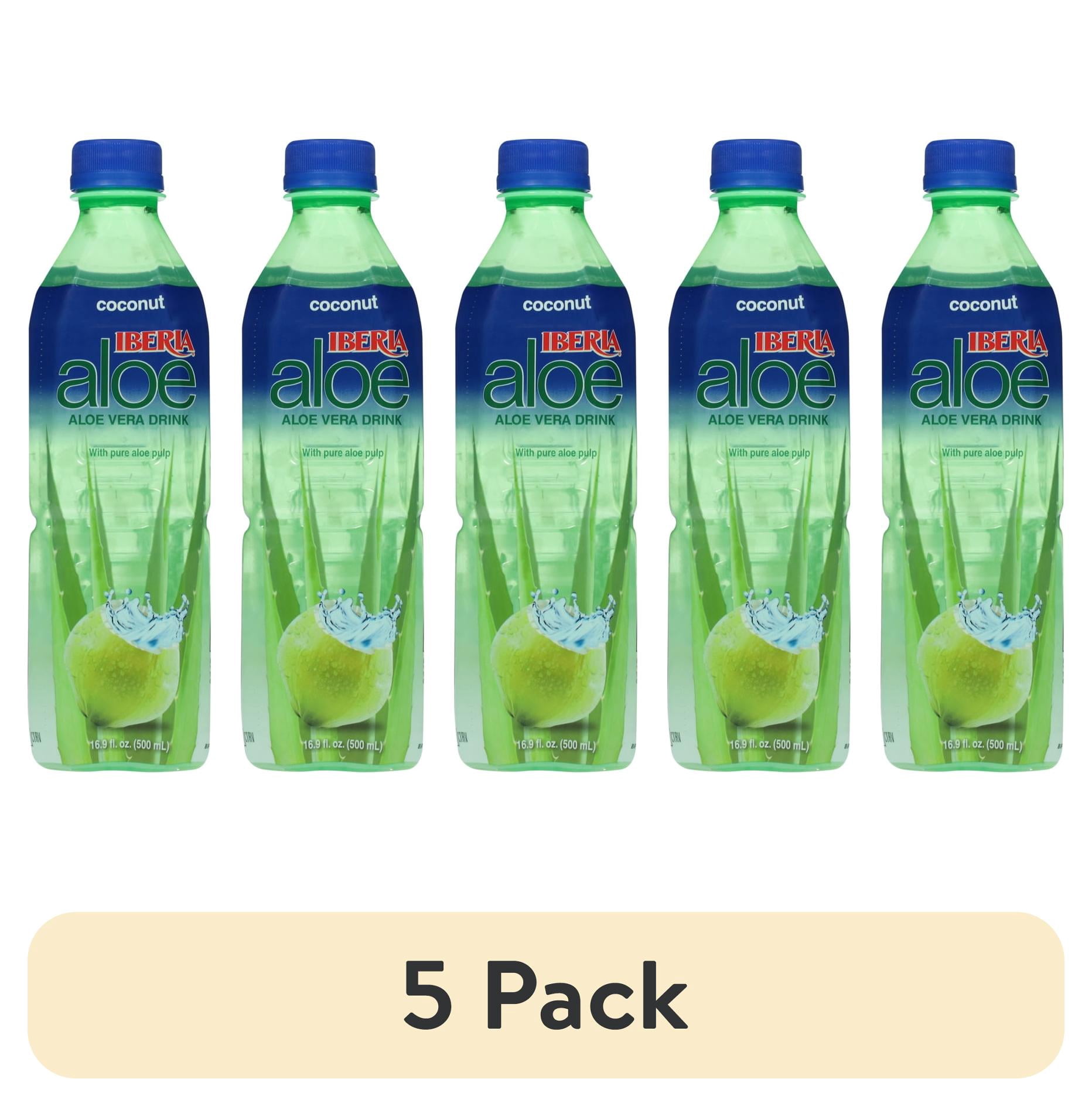 (5 pack) Iberia Coconut Aloe Vera Drink 16.9 fl oz
