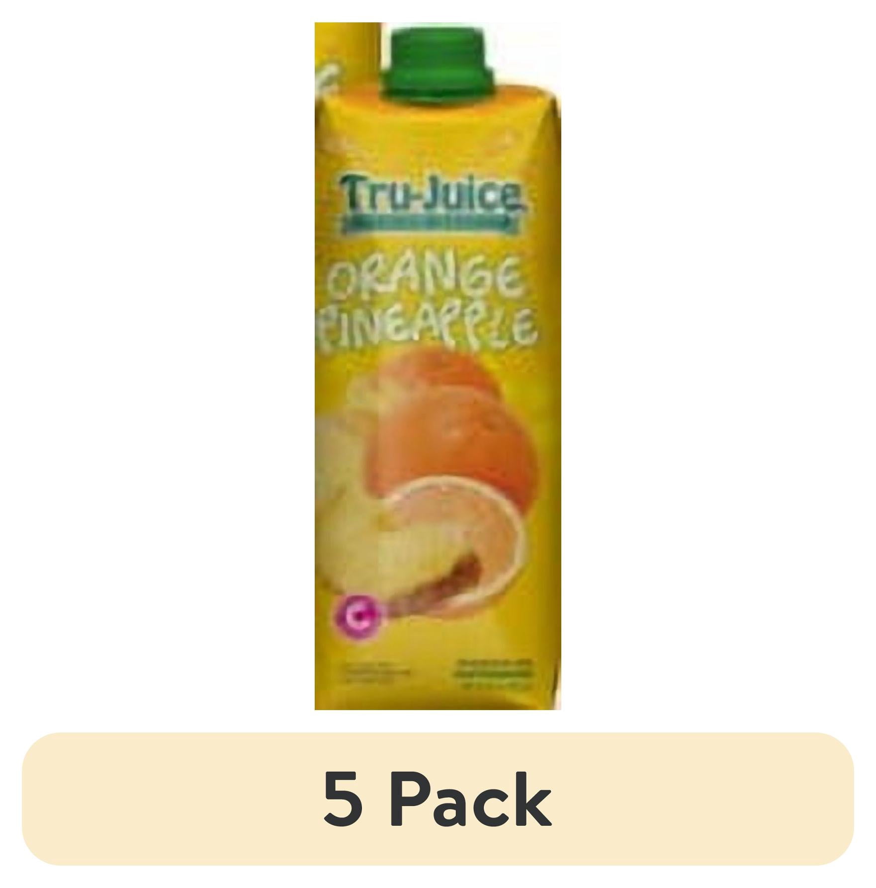 (5 pack) Iberia Tru Juice Guava Pineapple Drink, 33.8 oz