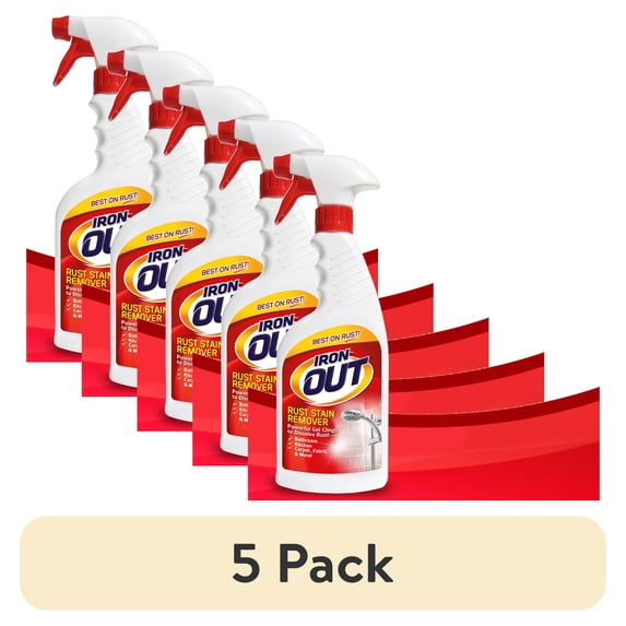 (5 pack) Iron Out Rust Stain Remover 24 fl oz
