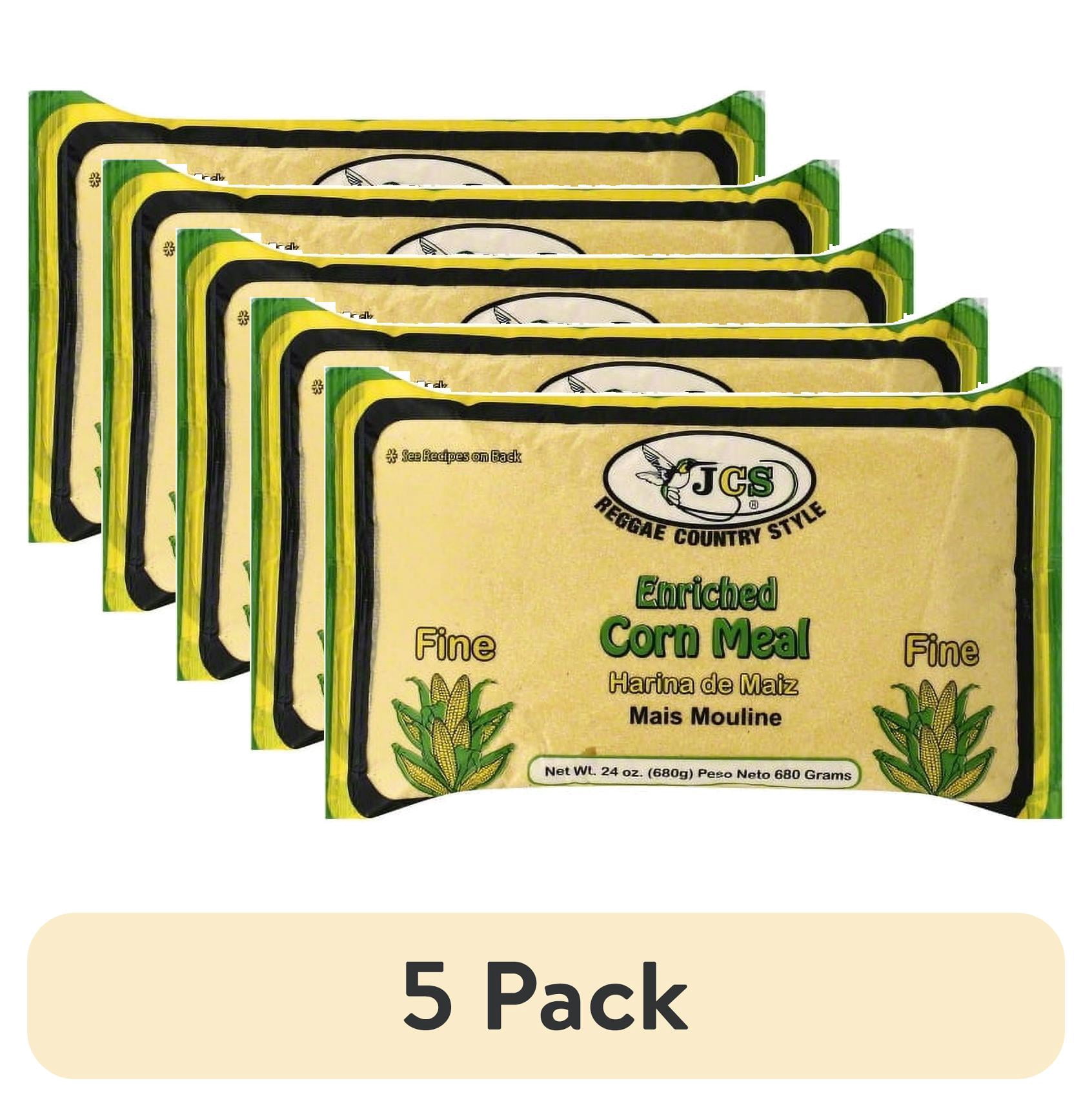 (5 pack) Jamaican Ctry Style Brand JCS Corn Meal, 24 oz