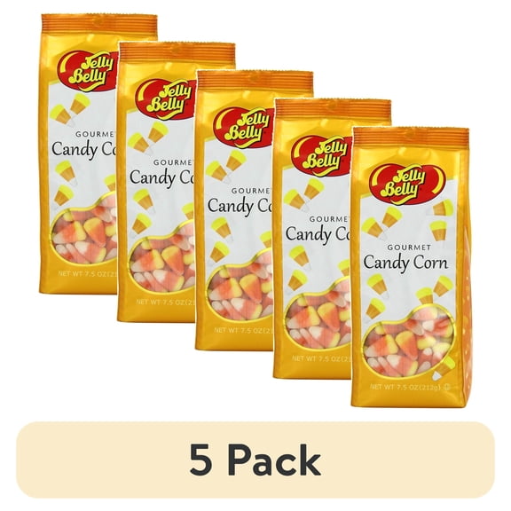 (5 pack) Jelly Belly Gourmet Candy Corn - 7.5 Ounce Gift Bag