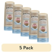 5 pack Jergens Natural Glow Wet Skin Moisturizer In-Shower Self Tanner Medium to Tan Skin, 7.5 fl oz