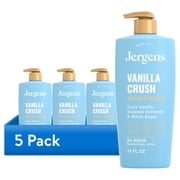 5 pack Jergens Shea Fusion Vanilla Crush Scented Body Lotion, Moisturizer for Dry Skin, 14 fl oz