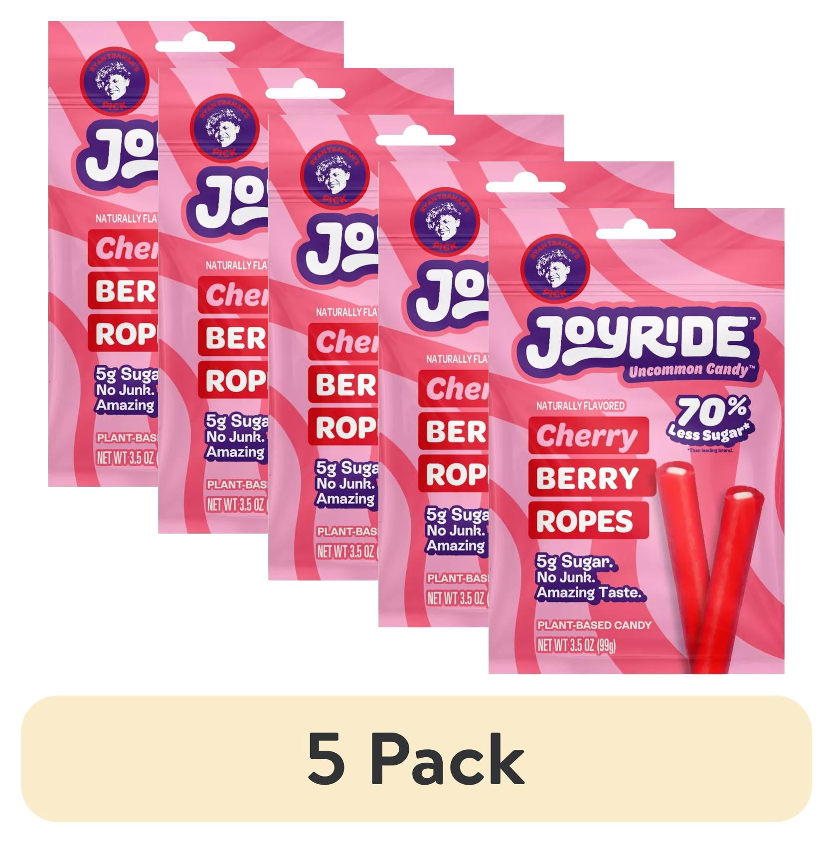 (5 pack) Joyride Cherry Berry Ropes 3.5 oz - Walmart.com
