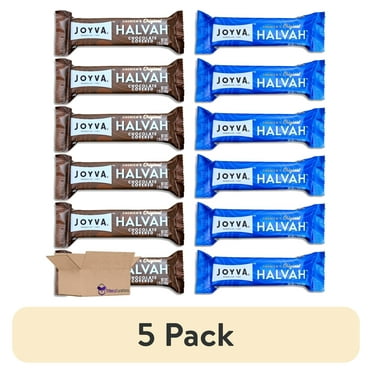 (5 pack) Joyva Halvah Bars Value Pack   1.75 Ounce | Chocolate & Vanilla Combo | Pack of 12