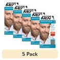 thumbnail image 1 of (5 pack) Just For Men Mustache & Beard, Beard Dye for Men with Brush Included for Easy Application, With Keratin Biotin Aloe and Coconut Oil for Healthy Facial Hair - Blond, M-10/15, Pack of 1, 1 of 8
