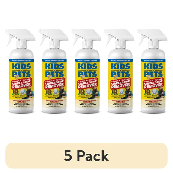 (5 pack) .KIDS 'N' PETS Instant All-Purpose Stain and Odor Remover 27.05 Ounce