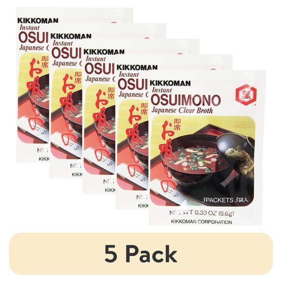 (5 pack) Kikkoman Broth 3 ea