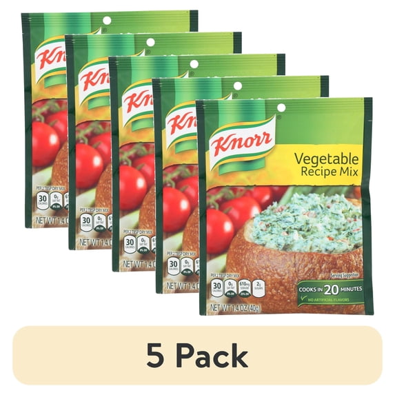 (5 pack) Knorr Recipe Mixes Vegetable 1.4 oz.