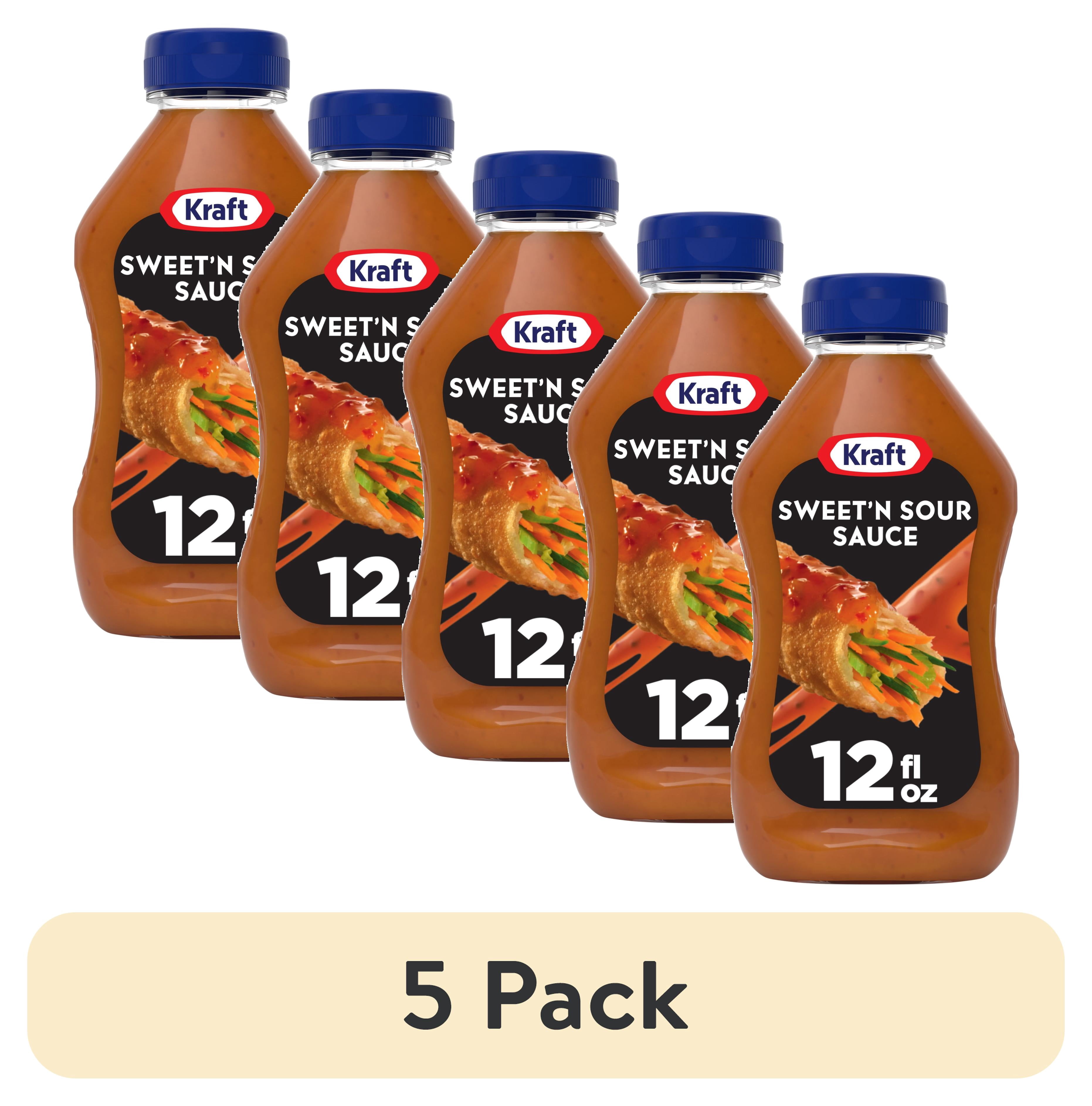 (5 pack) Kraft Sweet 'n Sour Sauce, 12 fl oz Bottle