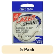 5 pack Lazer Sharp L580B-30-4/5 Barbless Mooching Rig, Multiple Size