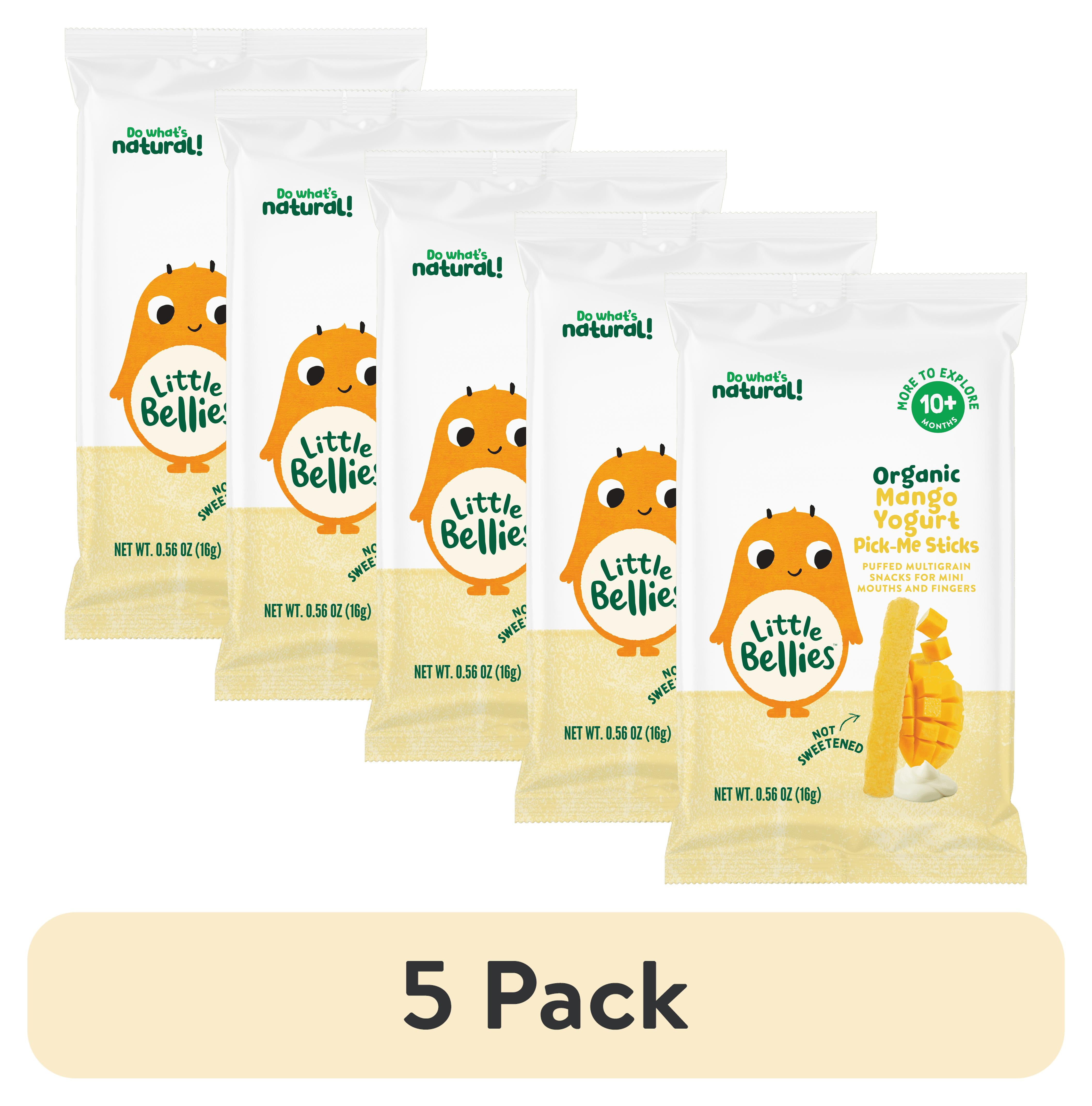 (5 pack) Little Bellies Organic Mango Yogurt Pick-Me Sticks 0.56 oz