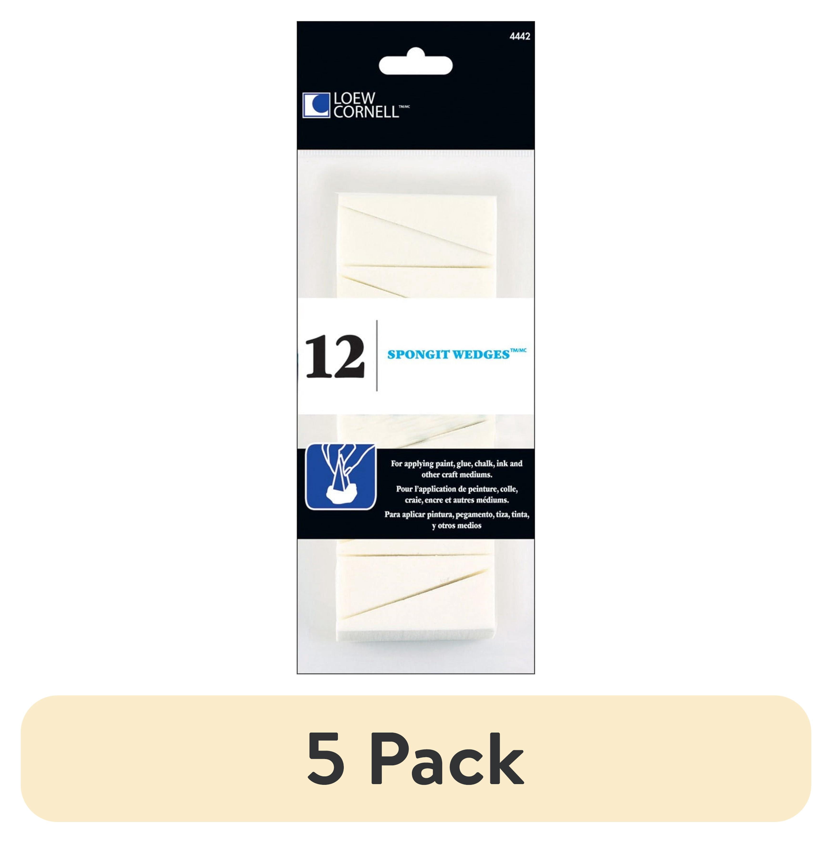 (5 pack) Loew Cornell 2" Spongit Wedges, 12 Count