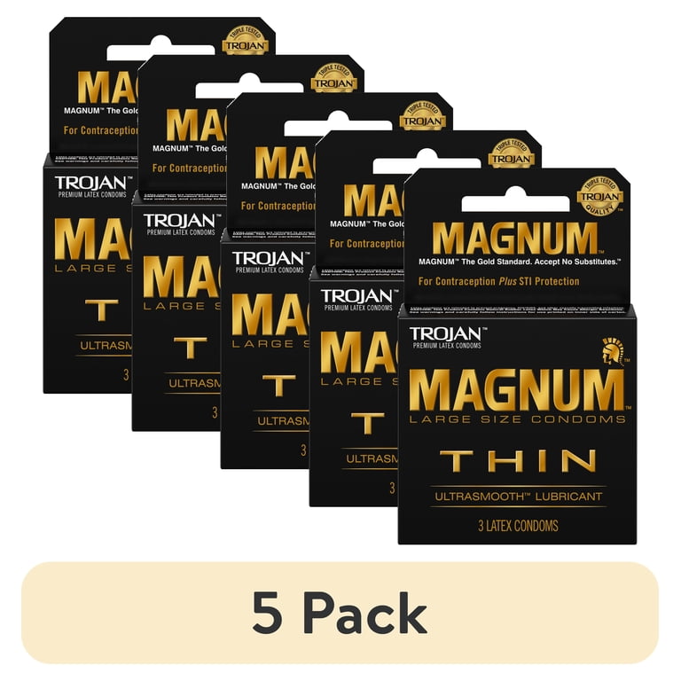 trojan magnum thin lubricated condoms Non Latex Condoms Polyurethane Ultra Thin Best Feel Safe main image 0