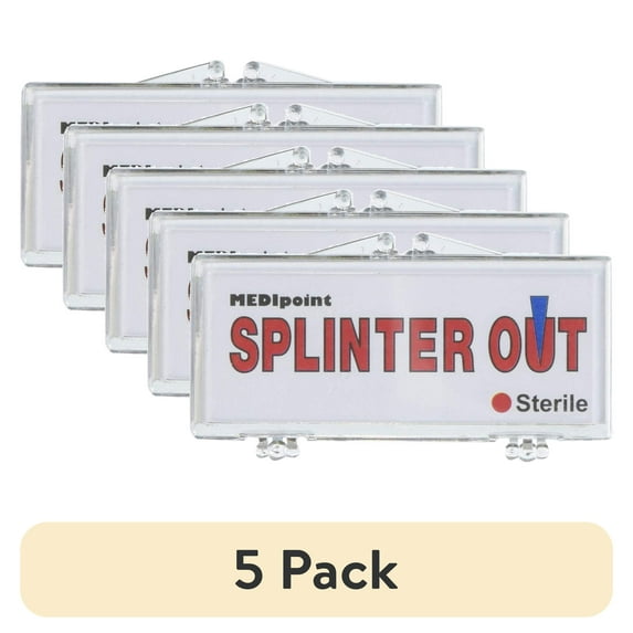 (5 pack) MEDIpoint Splinter Out -20 Individually Wrapped Lancets