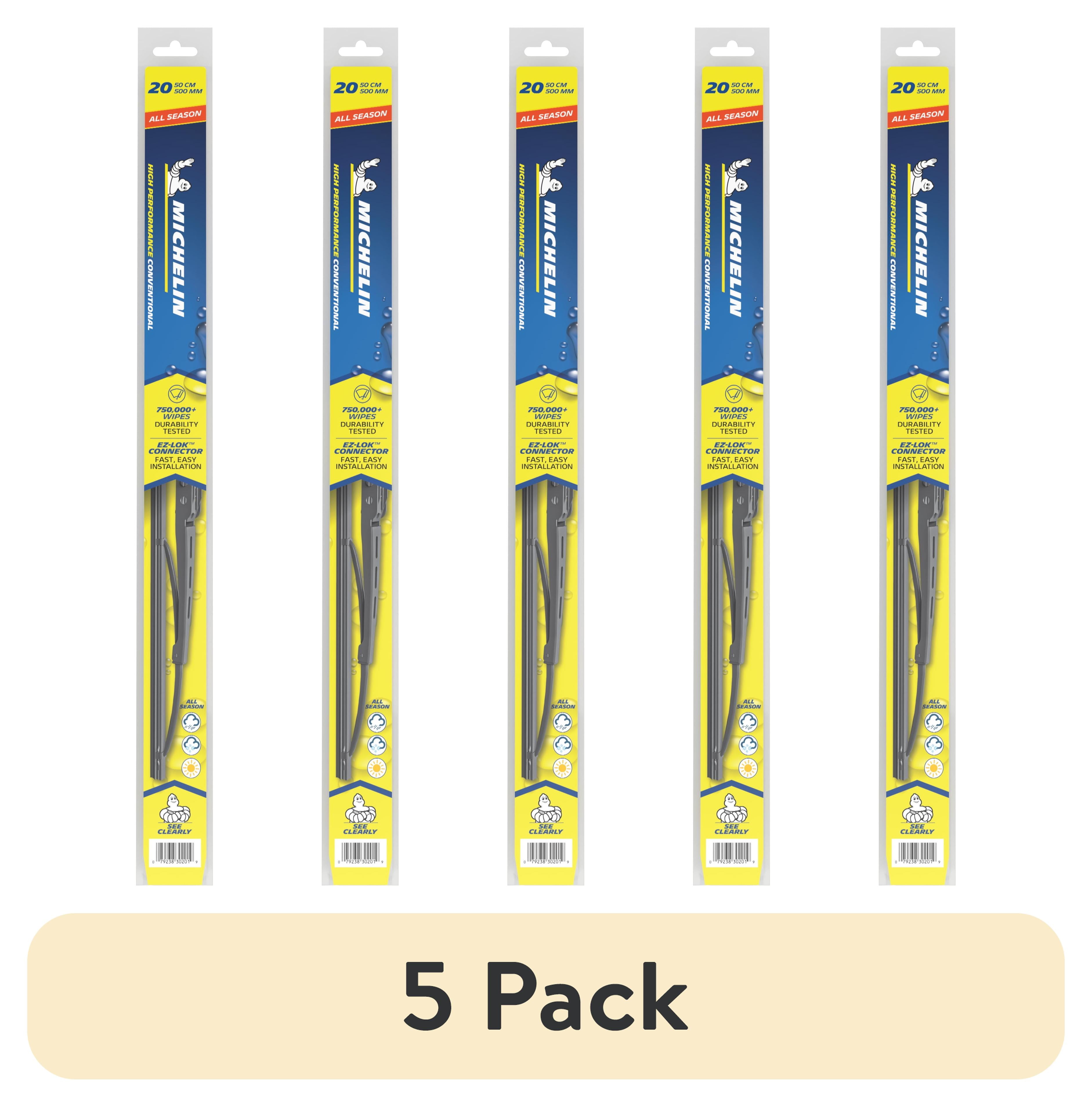 (5 pack) Michelin High Performance Conventional Wiper Blade, 20"