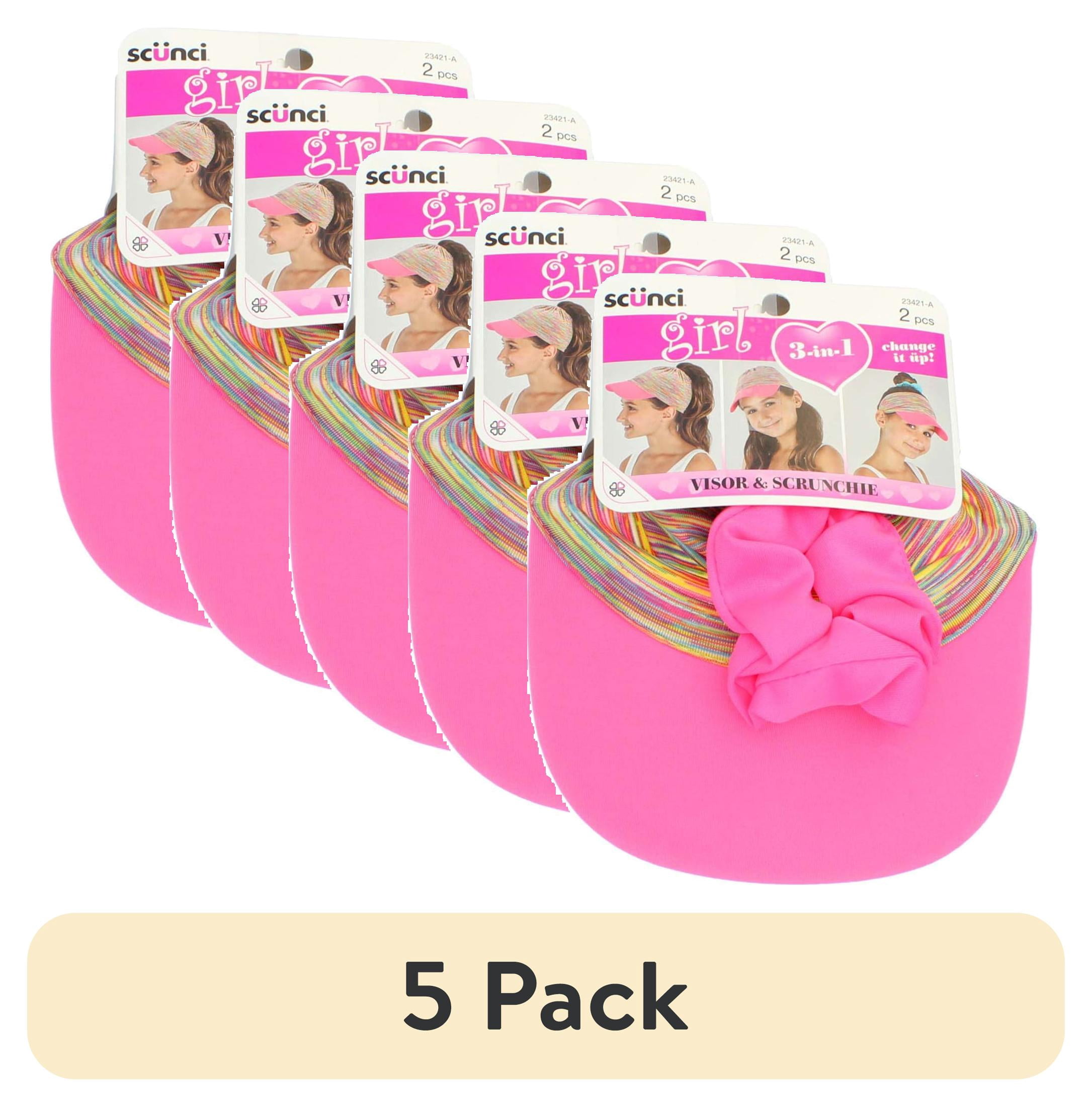 超美品⭐︎ しぃちゃん　しーちゃん　完全撥水　遮光防止　キャップ Scunci Girl's Pink Visor Cap, Kid Hat, 2 Ct - Walmart.com