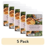 5 pack Mahogany & Sandalwood Scented Wax Melts, Better Homes & Gardens, 5 oz Value Size