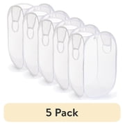 (5 pack) Mainstays Mesh Pop-up Hamper, Collapsible, Holds 2 Loads, White, Adult