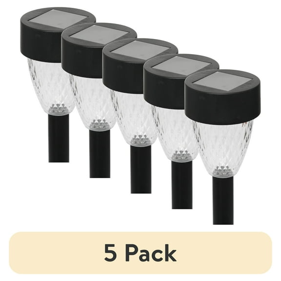 (1 pack) Mainstays Tapered Column Solar Powered Path Light