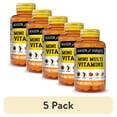 thumbnail image 1 of (5 pack) Mason Natural Mini Multivitamin Vitamins A, C, D3, E, B1, B2, B3, B6, B12, Folate and Calcium for Overall Health, 100 Tablets, 1 of 6
