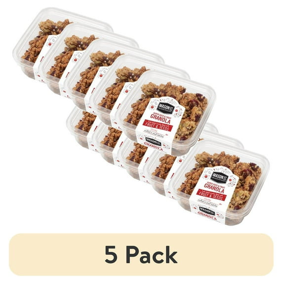 (5 pack) Mason Street Bakehouse Granola Value Pack | Super Seed & Fruit | 10.5 Ounce | Pack of 2