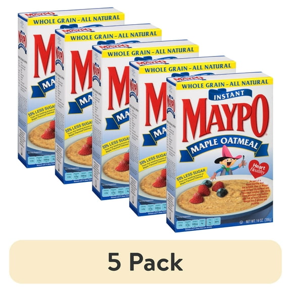 (5 pack) Maypo Instant Maple Oatmeal, 14 Oz
