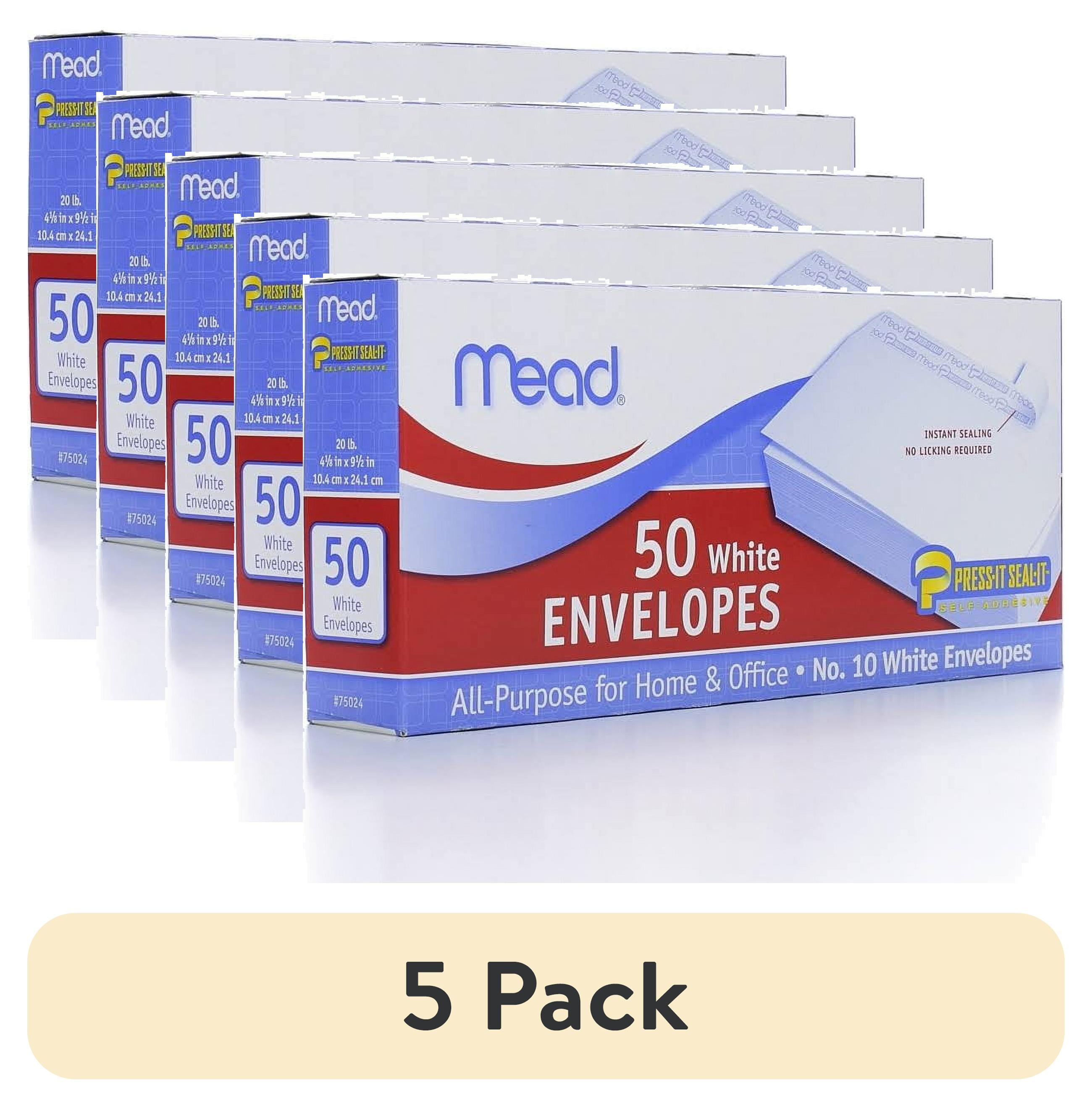 Mead #10 Security Envelopes - 4 1/8 X 9 1/2 Inches, 40 Count Box