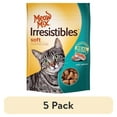 thumbnail image 1 of (5 pack) Meow Mix Irresistibles Cat Treats, Soft With Salmon, 3-Ounce Bag, 1 of 10