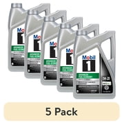 5 pack Mobil 1 Advanced Fuel Economy Full Synthetic Motor Oil 0W-20, 5 Quart