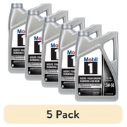 5 pack Mobil 1 Advanced Full Synthetic Motor Oil 15W-50, 5 Quart