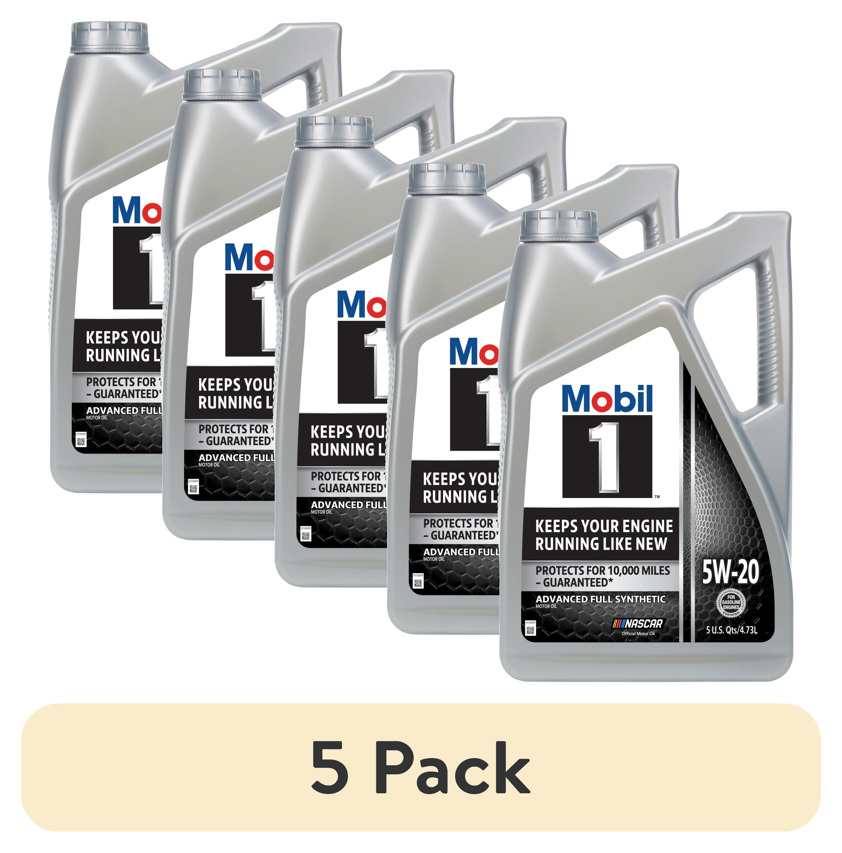 5 pack) M1 5W20 5 Qt Jug - Walmart.com