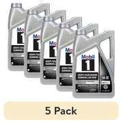 5 pack Mobil 1 Advanced Full Synthetic Motor Oil 5W-30, 5 Quart