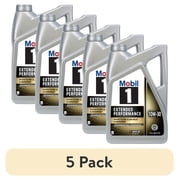 5 pack Mobil 1 Extended Performance Full Synthetic Motor Oil 10W-30, 5 Quart