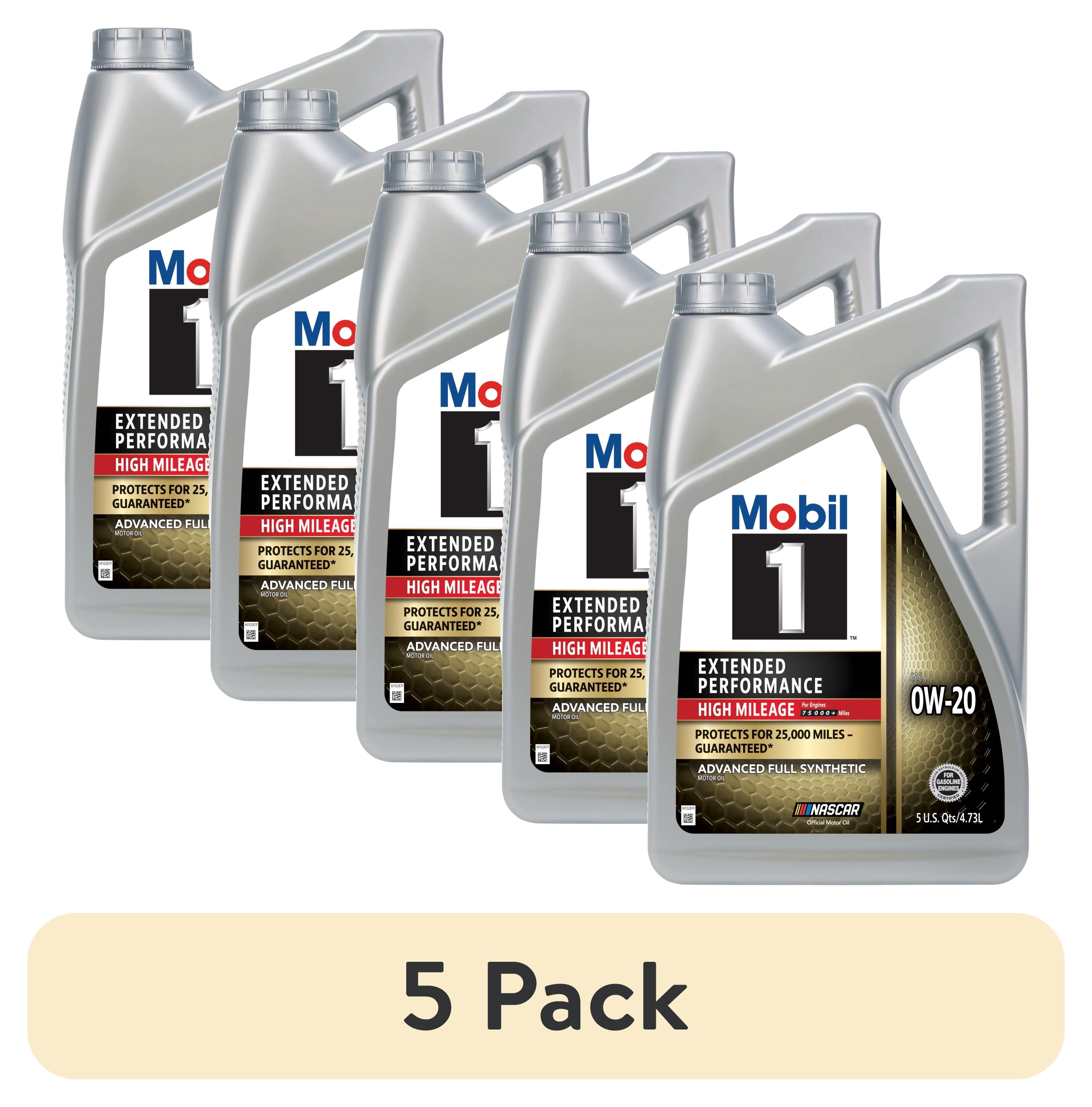 6 pack) Mobil 1 Extended Performance High Mileage Full Synthetic