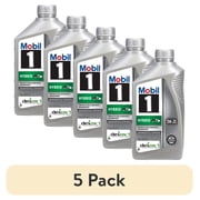 5 pack Mobil 1 Hybrid 0W-20 Advanced Full Synthetic Motor Oil, 1 Quart