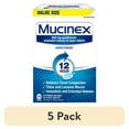 thumbnail image 1 of (5 pack) Mucinex Expectorant 12 Hour Extended Release Tablets, 120ct, 1 of 10