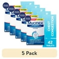 thumbnail image 1 of (5 pack) Mucinex Maximum Strength 12 Hour Extended Release Tablets for Chest Congestion, 1200 mg, 42 Count, 1 of 10